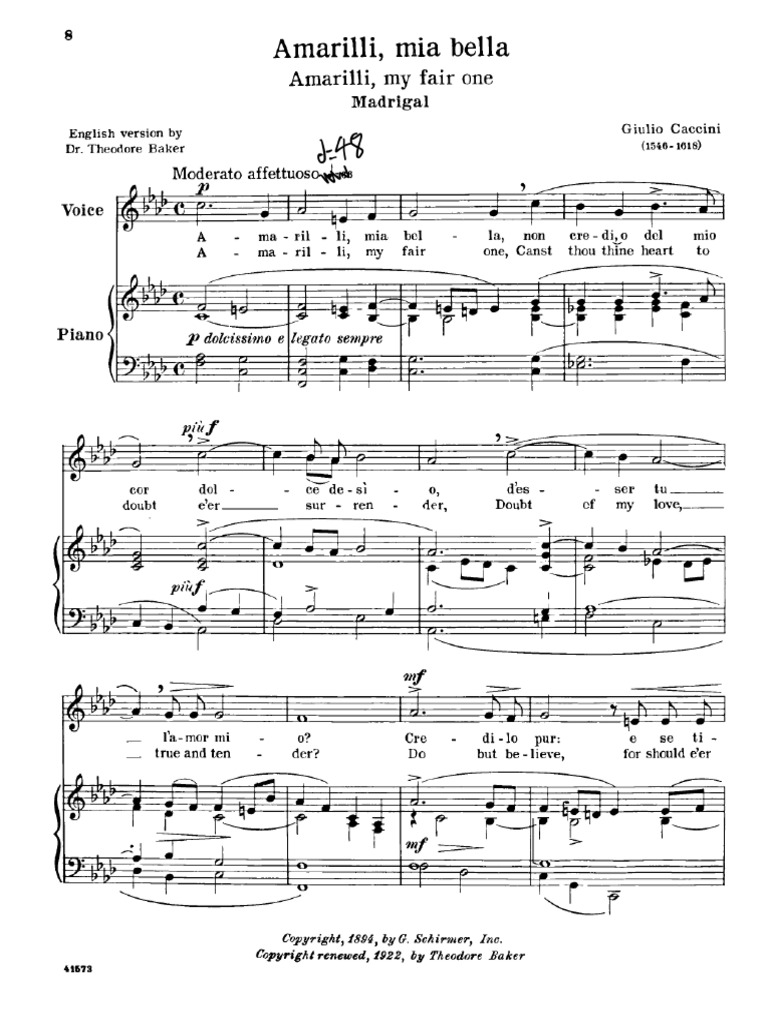 Italian 24 Songs Med Low | PDF