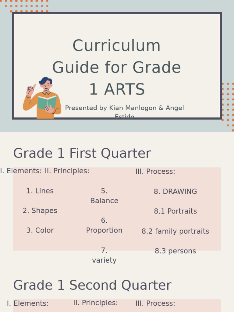 Grade 1 Arts Curriculum Guide | PDF