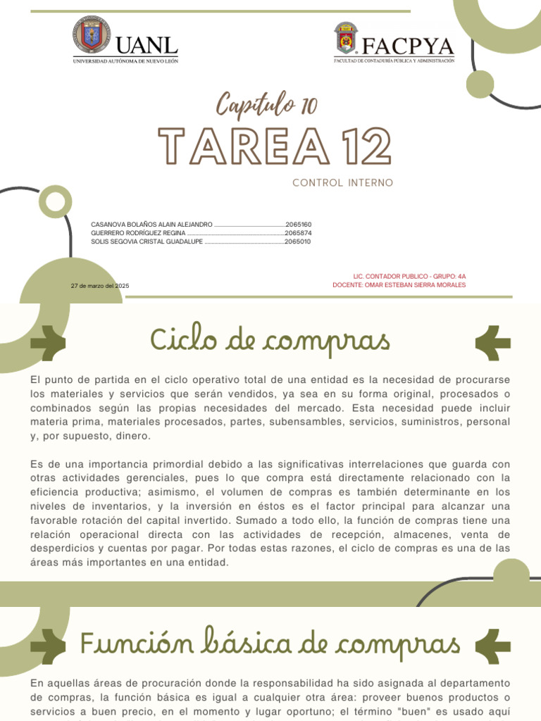 Eficiencia en el Ciclo de Compras Empresarial | PDF | Contabilidad ...