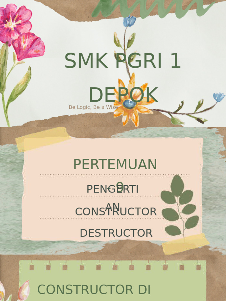 Constructor dan Destructor di PHP | PDF