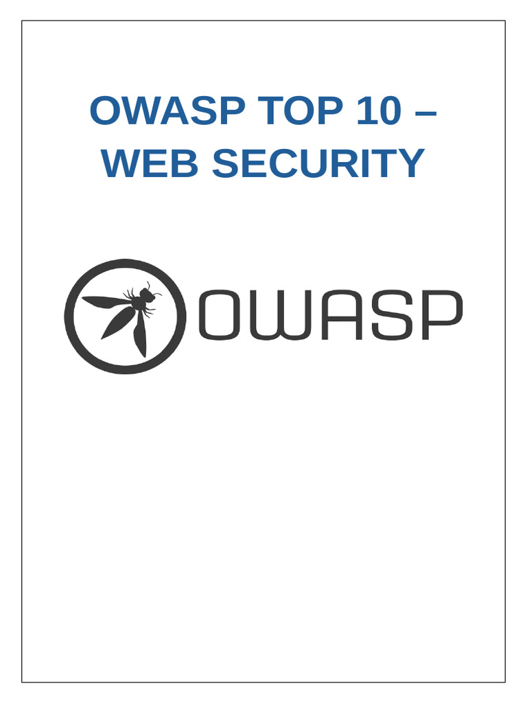 OWASP Top 10: Web Security Overview | PDF | Transport Layer Security ...
