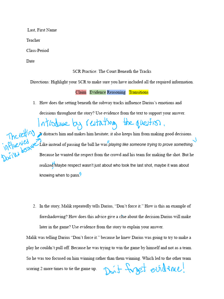 Edited - SCRS: Literary | PDF
