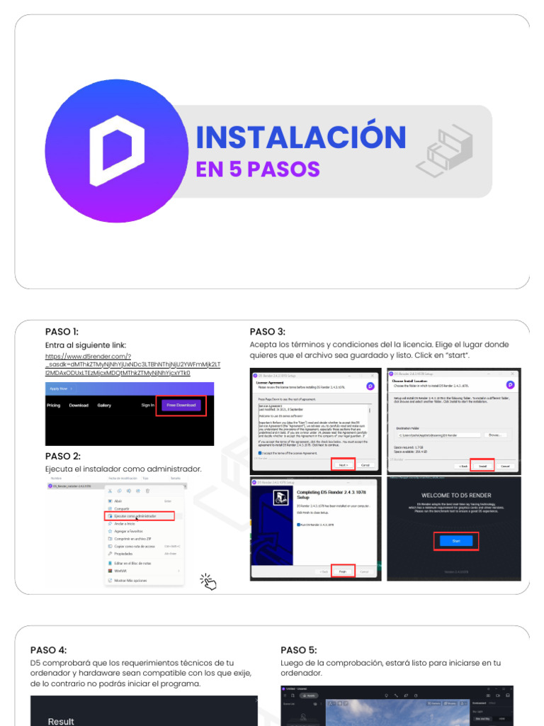 D5 RENDER Descargar | PDF