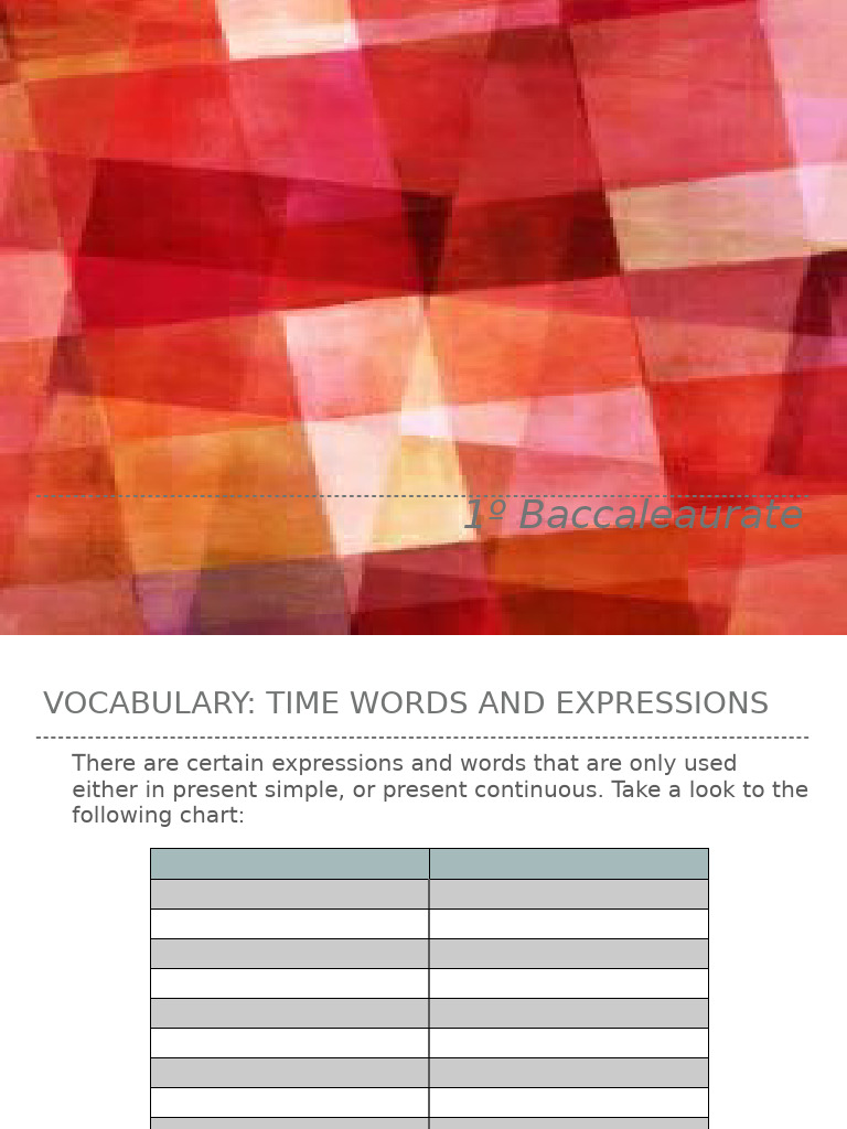 Present Tenses Grammar Guide | PDF | Verb | Grammatical Tense