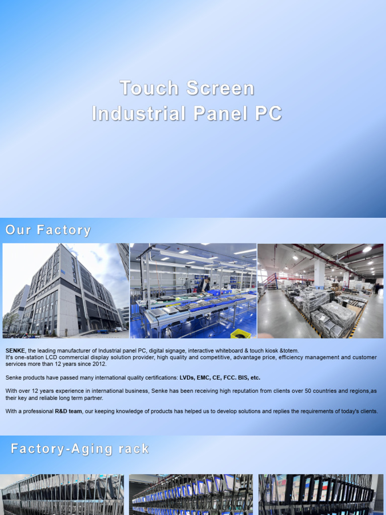 Industrial PC Product Catalogue PDF | PDF | Touchscreen | Personal ...