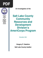 AmeriCorps audit involving FLDS 'Lost Boys' shelter