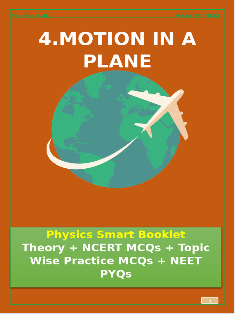 Motion in a Plane: Physics Guide | PDF | Acceleration | Space