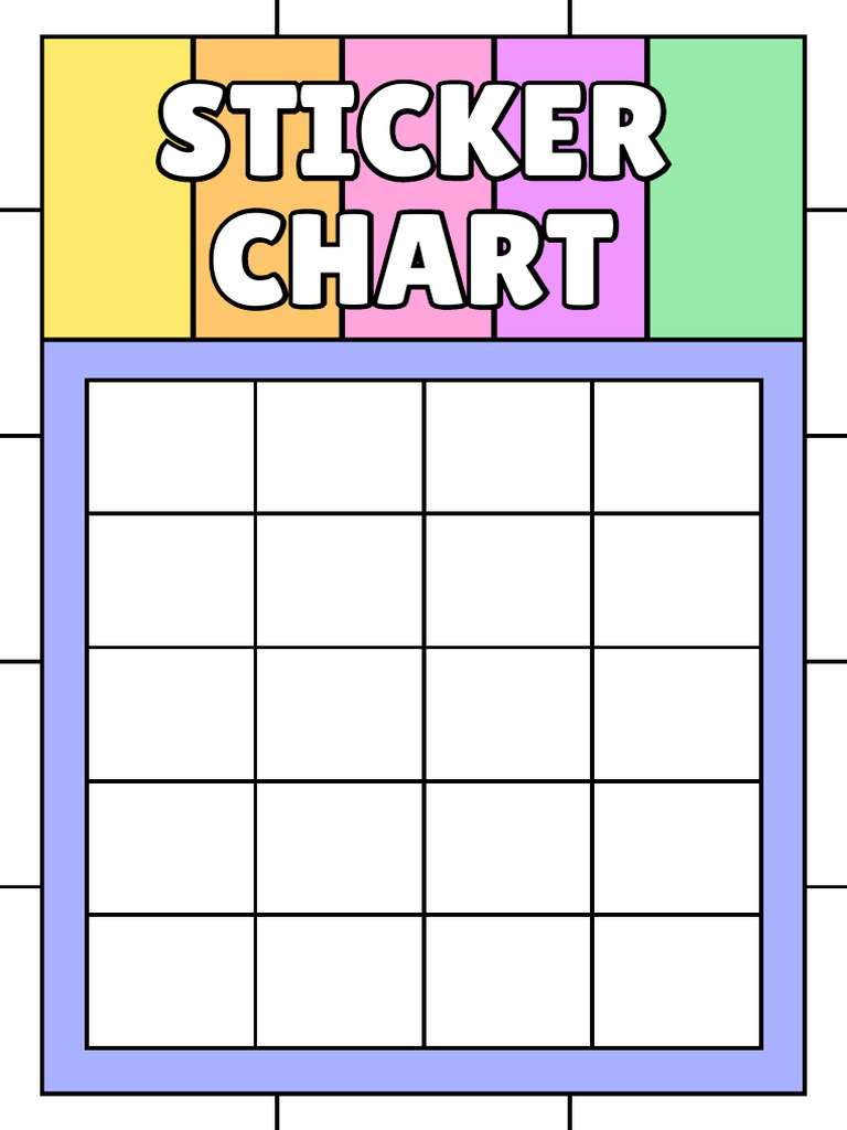 Sticker Chart | PDF