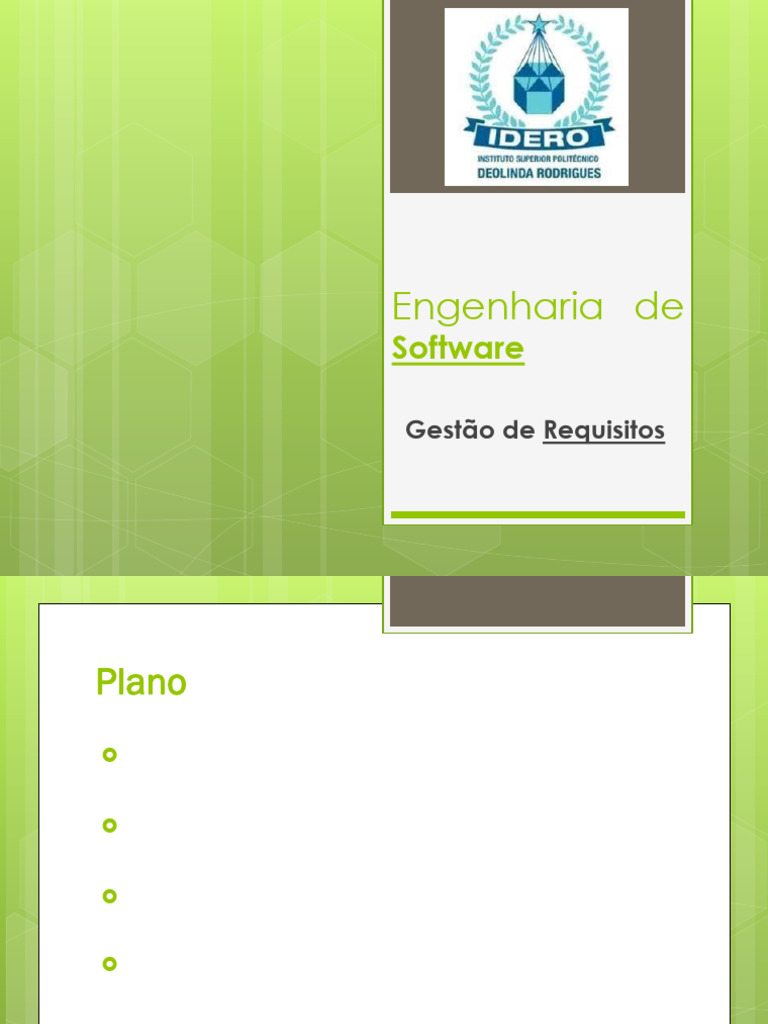 Gestão de Requisitos em Engenharia de Software | PDF | Engenharia de ...