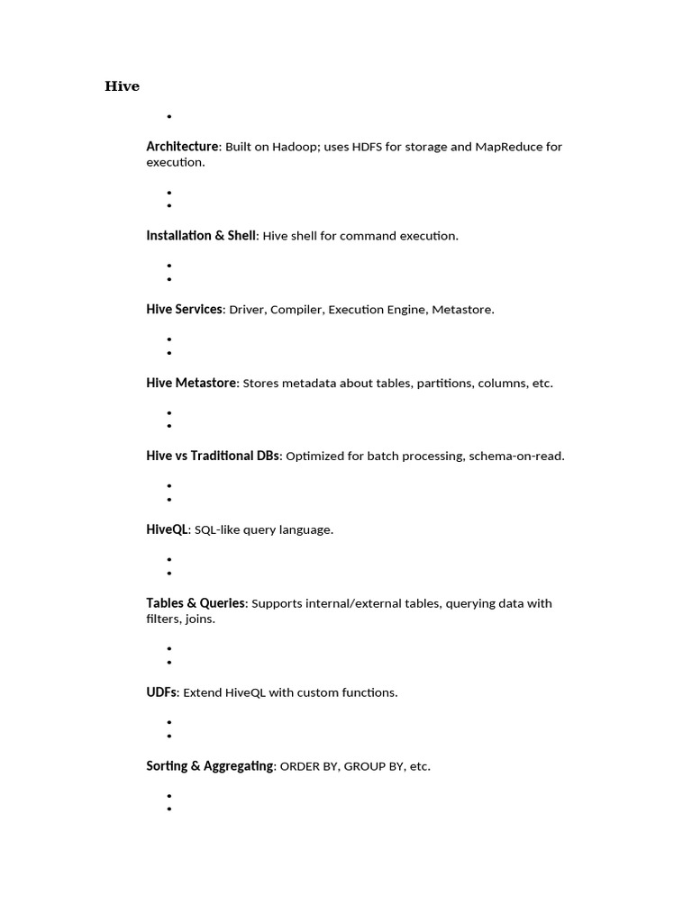 Hive | PDF