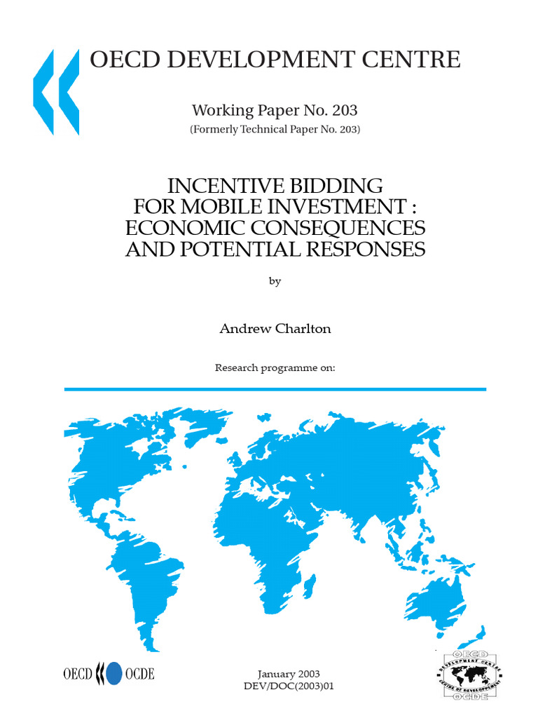 Incentive Bidding | PDF | Foreign Direct Investment | Taxes