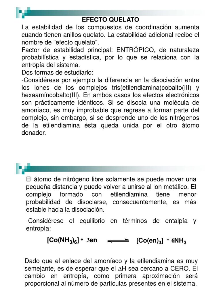 Quelato 7739 PDF Complejo de Coordinación Quelación