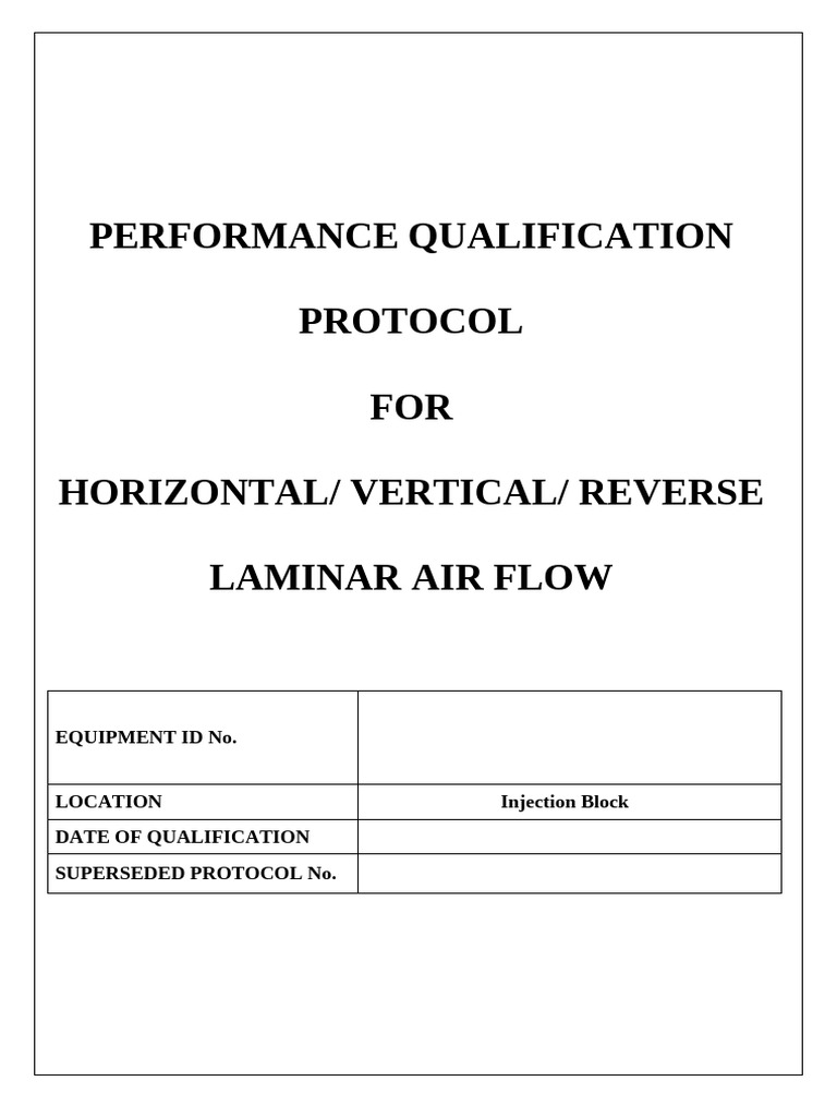 RLAF Performance Qualification Protocol | PDF | Verification And ...
