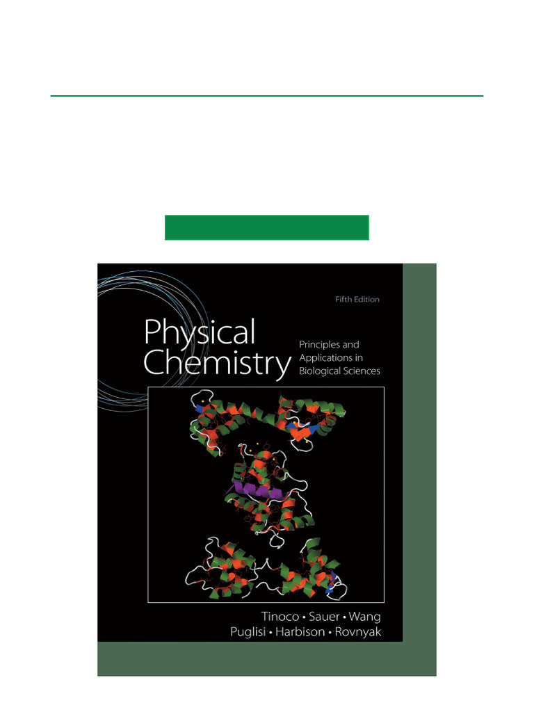 Physical Chemistry Principles and Applications in Biological