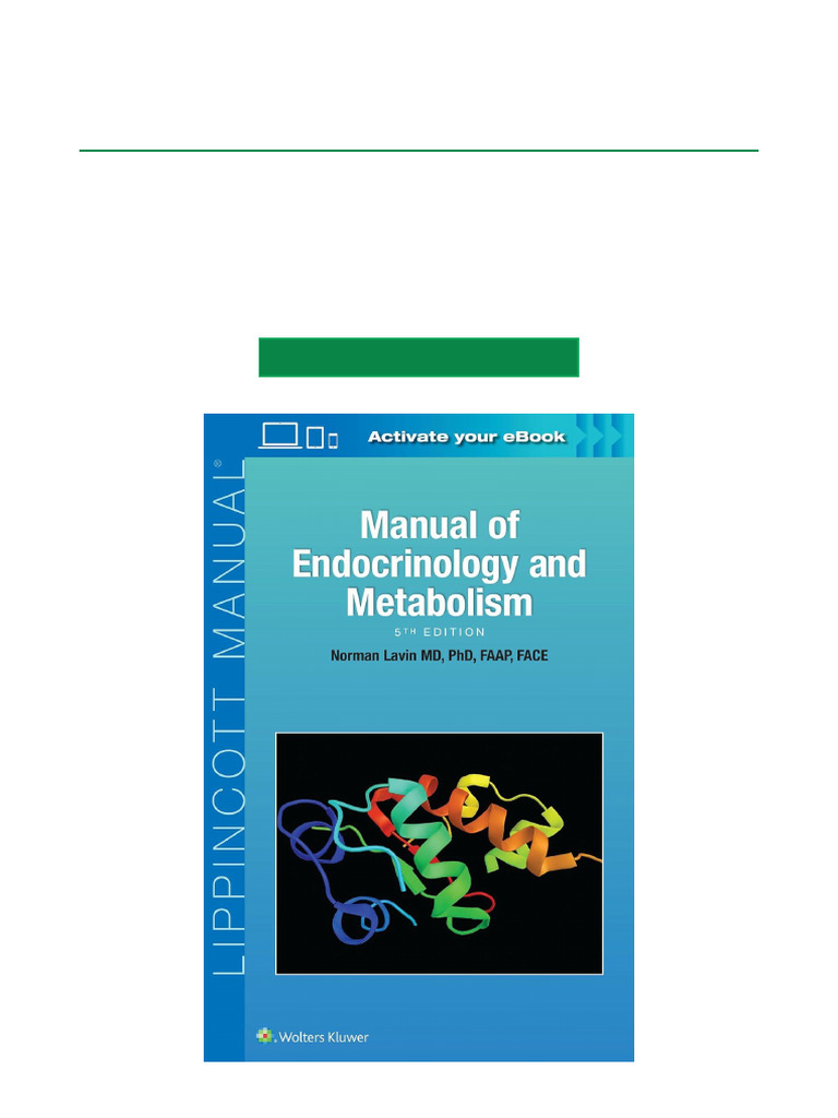 Manual of Endocrinology and Metabolism | PDF | Diabetes | Endocrinology