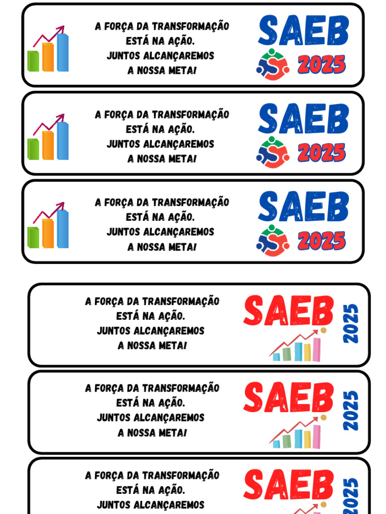 Frases Motivacionais para o SAEB 2025 | PDF