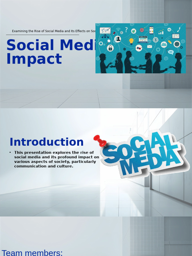 Social Media's Impact on Society | PDF | Social Media | Popular Culture ...
