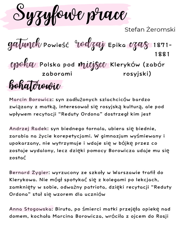 Syzyfowe Prace | PDF