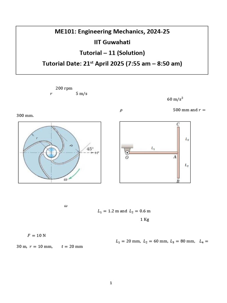 Engineering Mechanics Problem Solutions | PDF | Force | Mechanical ...
