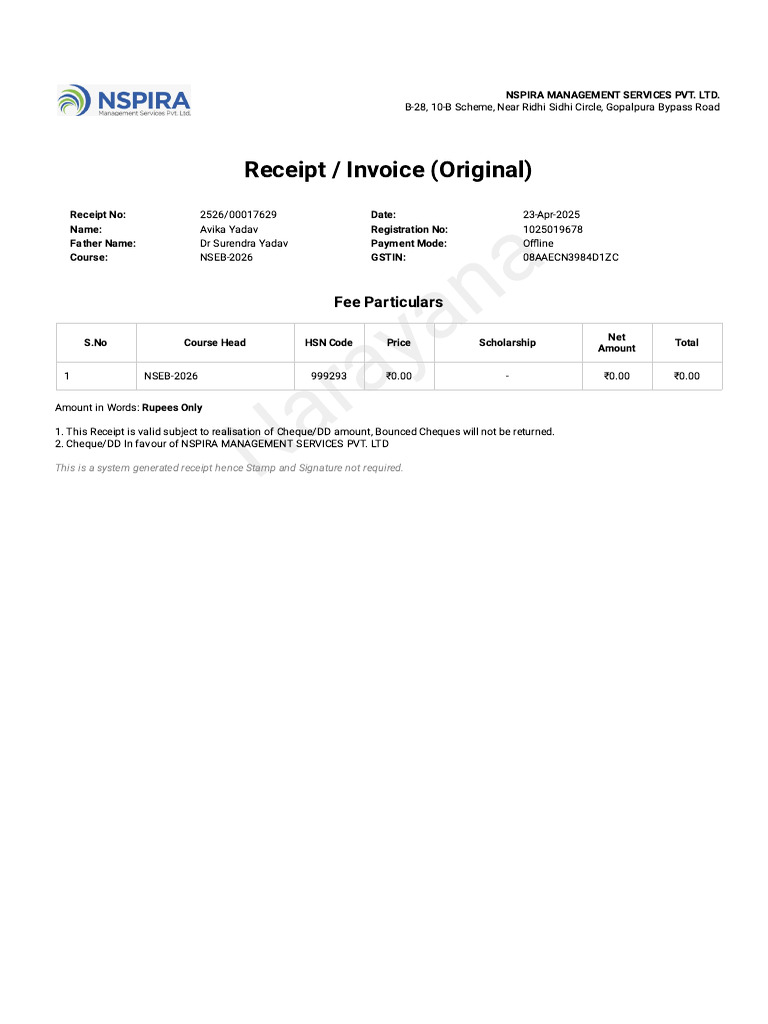 Invoice 2526 00017629 | PDF