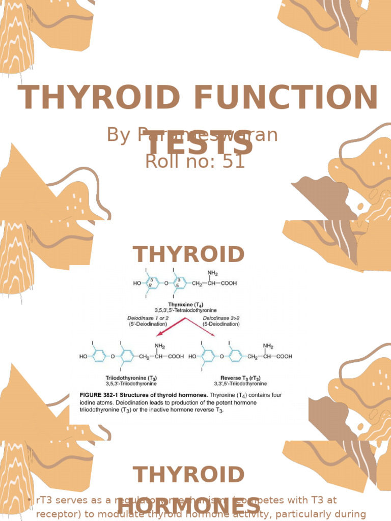 Thyroid Function Test Pdf Thyroid Hyperthyroidism