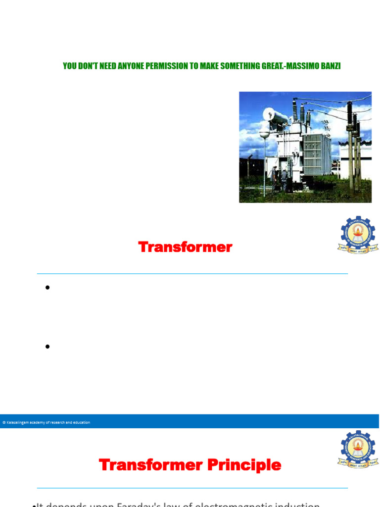 Understanding Transformer Basics | PDF | Transformer | Electromagnetic ...