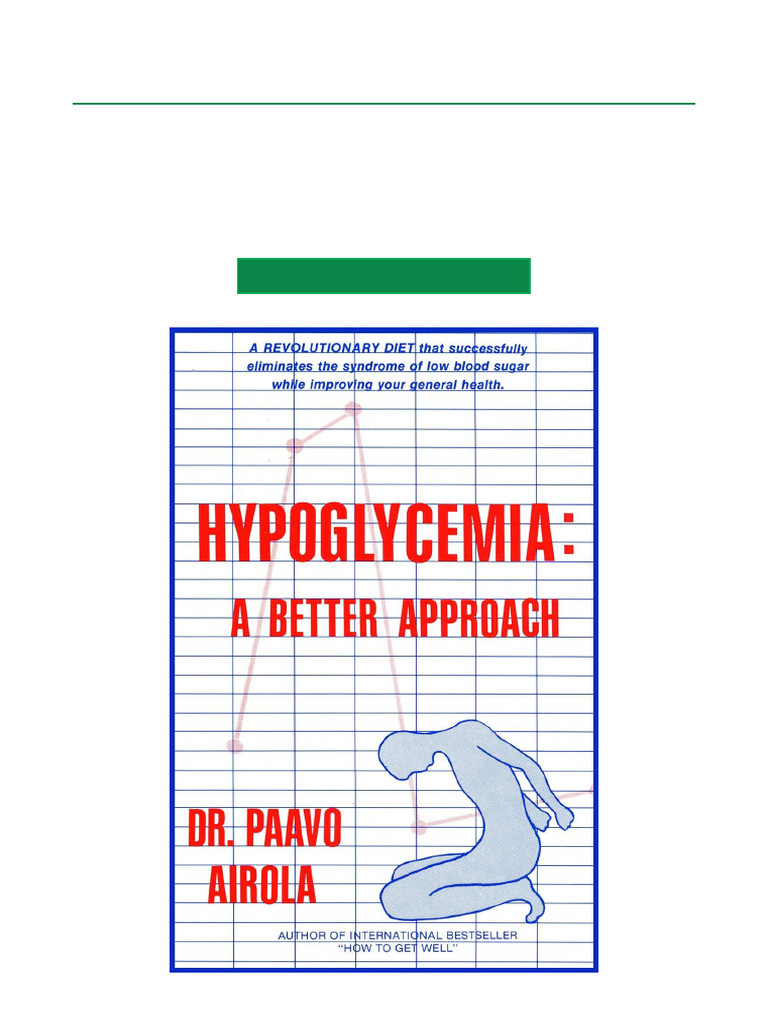 Hypoglycemia A Better Approach Scribd PDF Download | PDF | Hypoglycemia ...