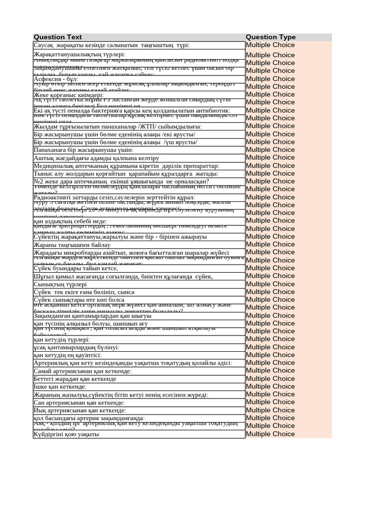 Question Text Question Type | PDF