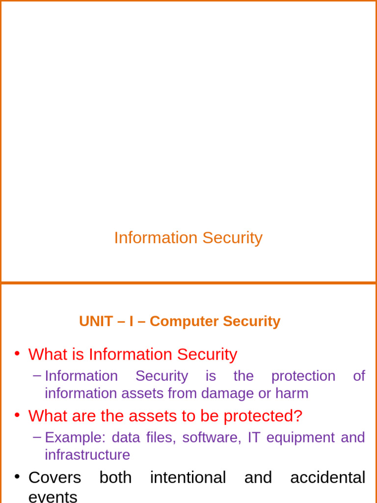 Computer Secuirty L1 Chapter1 | PDF | Information Security | Computer ...