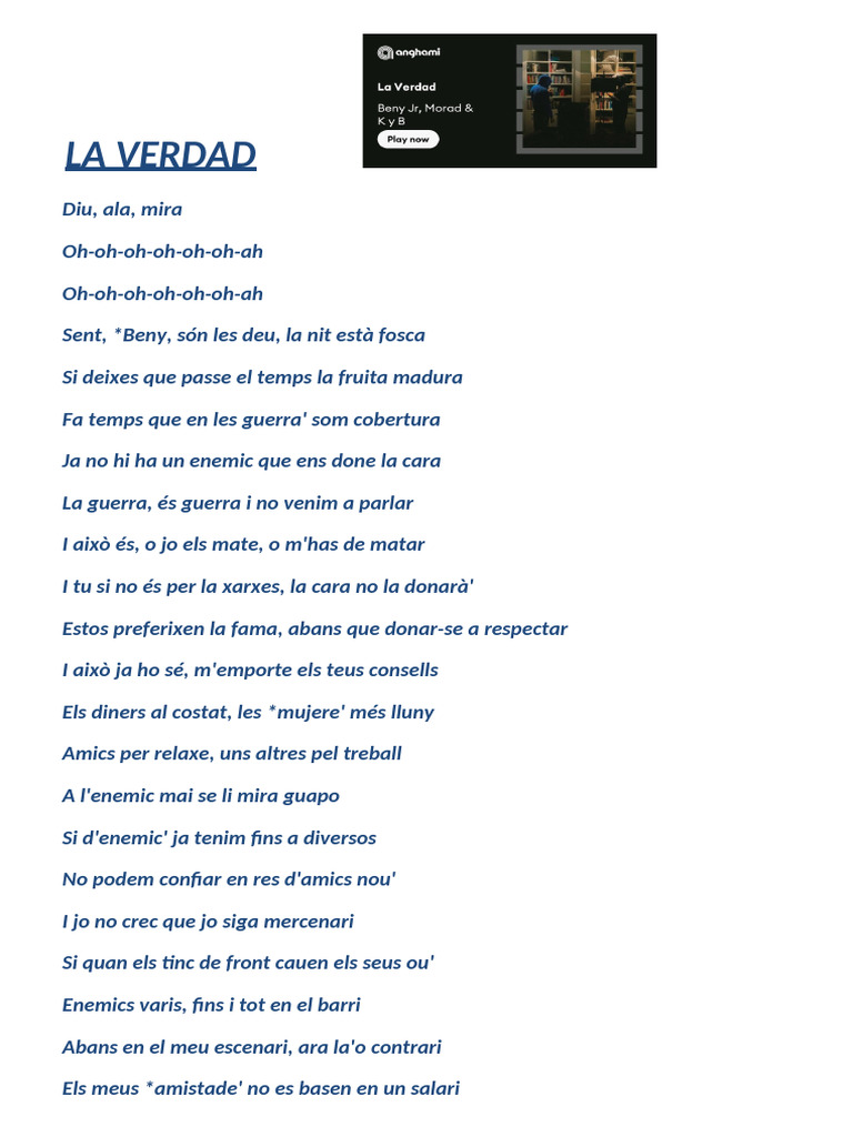 La Verdad | PDF