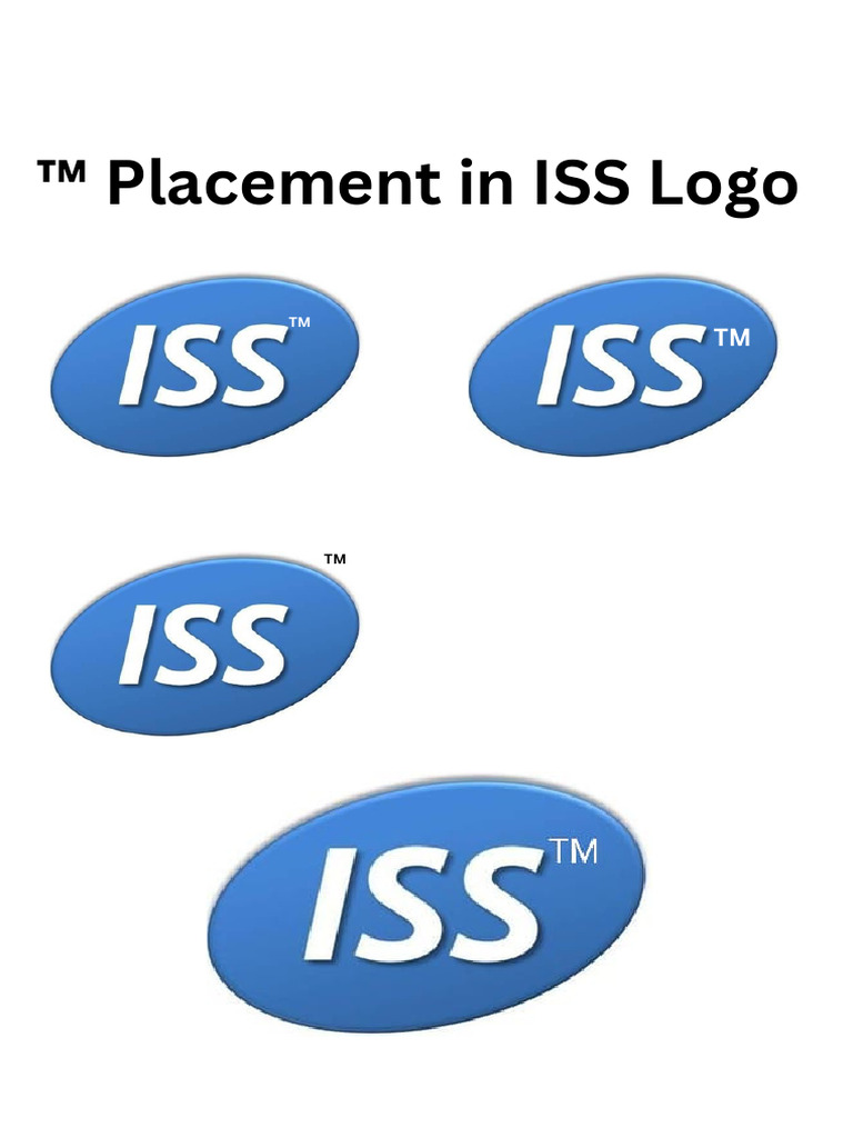 Placement in ISS Logo | PDF
