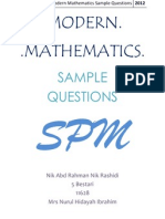 .Modern. .Mathematics.: Sample Questions