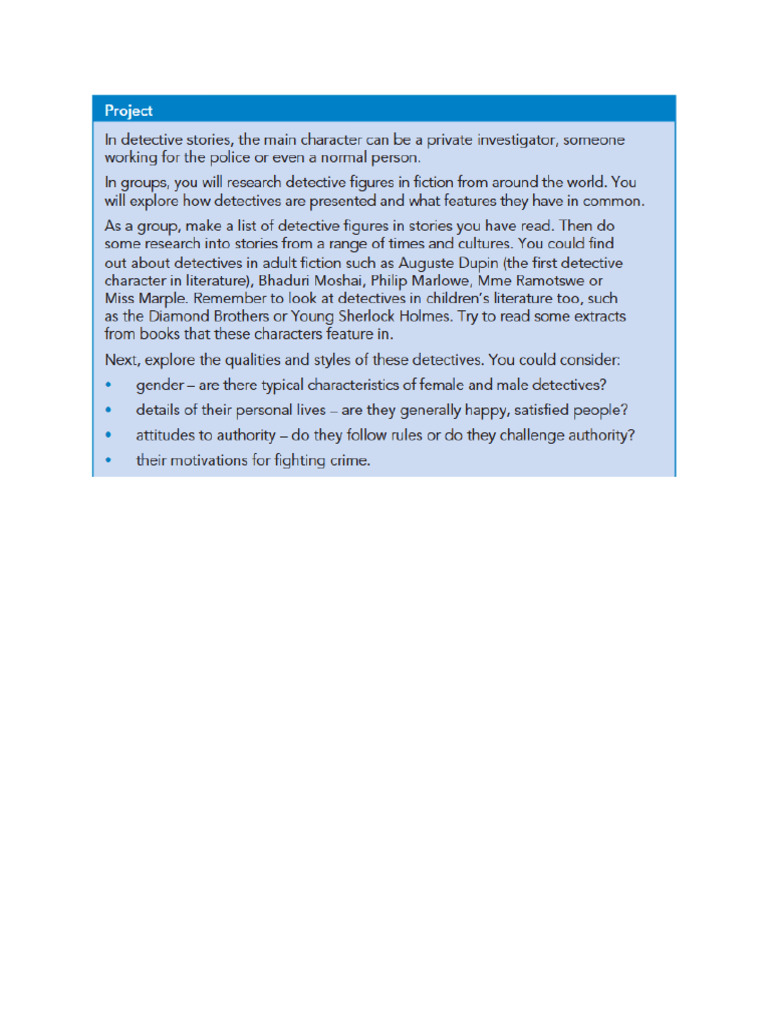 Detective Fiction | PDF