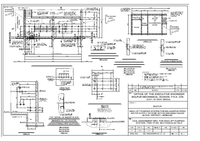 Elevation and Detail for Cable Tray Installation | PDF