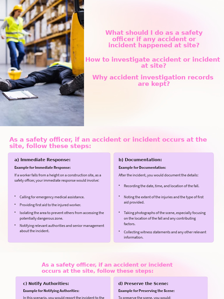 Accident Response and Investigation Guide | PDF | Safety | Occupational ...