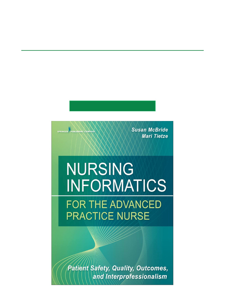 Nursing Informatics for Advanced Practice | PDF | Nurse Practitioner ...