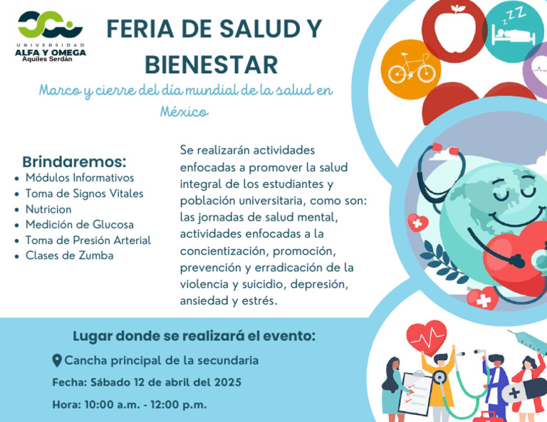 Feria de Salud y Bienestar 2025 en México | PDF