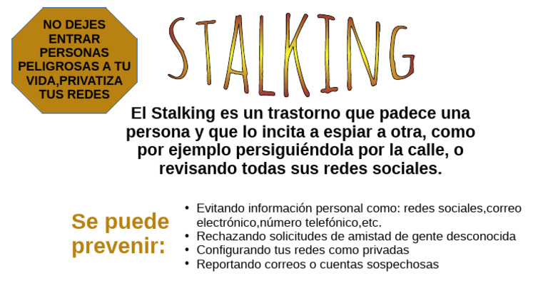 Prevención del Stalking: Consejos Clave | PDF