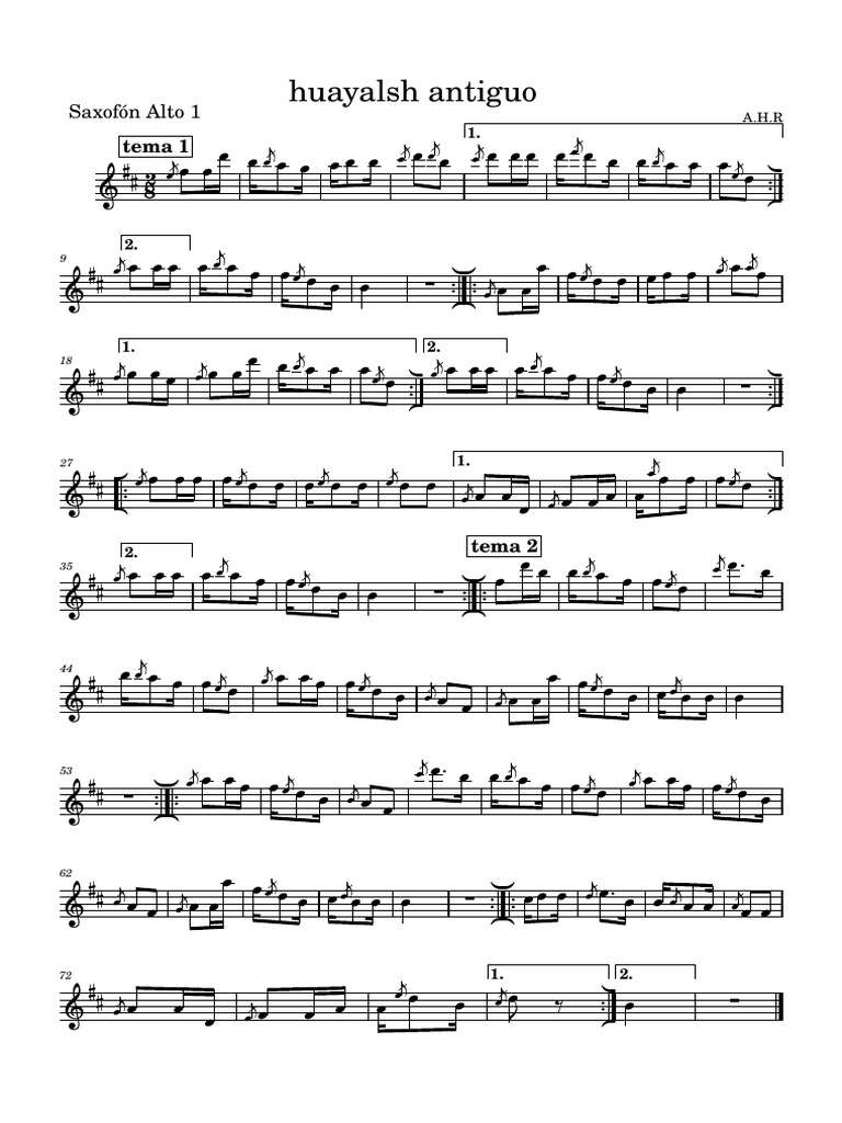 Antiguo Sax1 | PDF