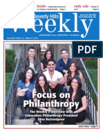 Focus On Philanthropy - Beverly Hills Weekly, Issue #650