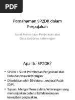 Pemahaman SP2DK dan SP3P2DK Pajak | PDF