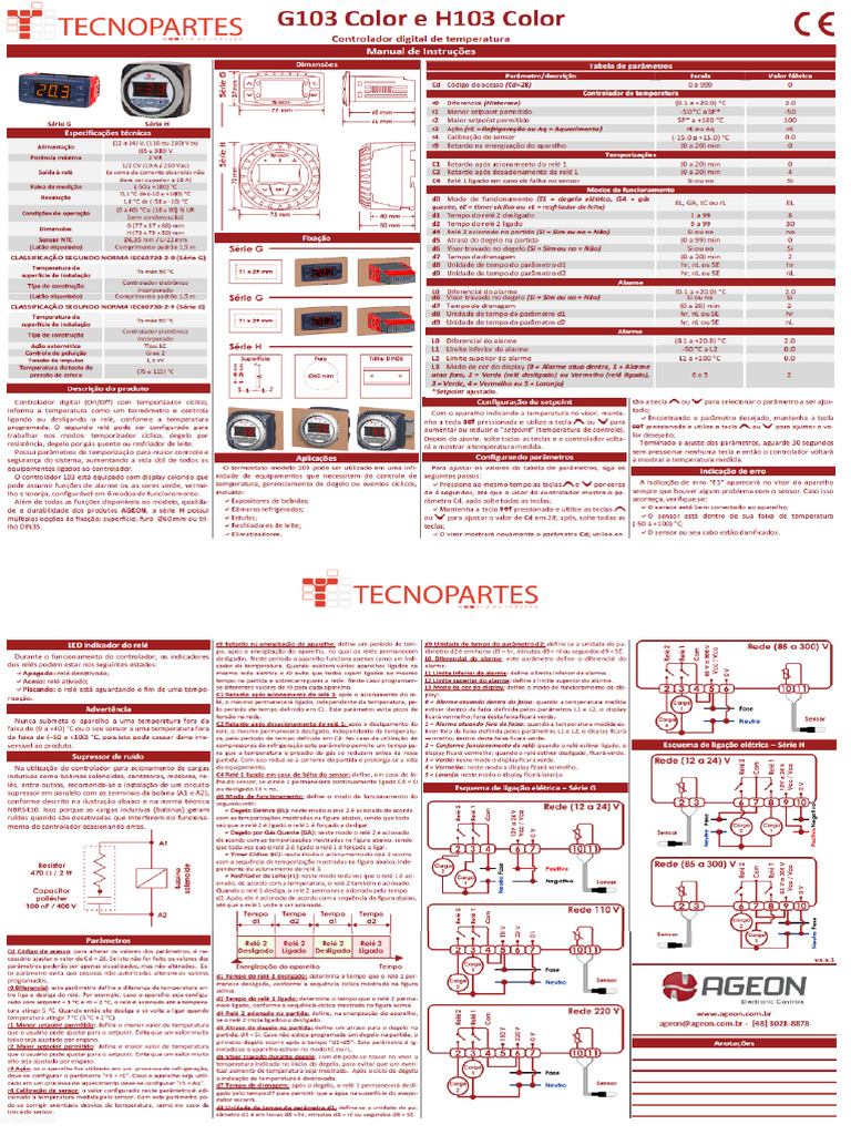 Controlador G103 Color | PDF