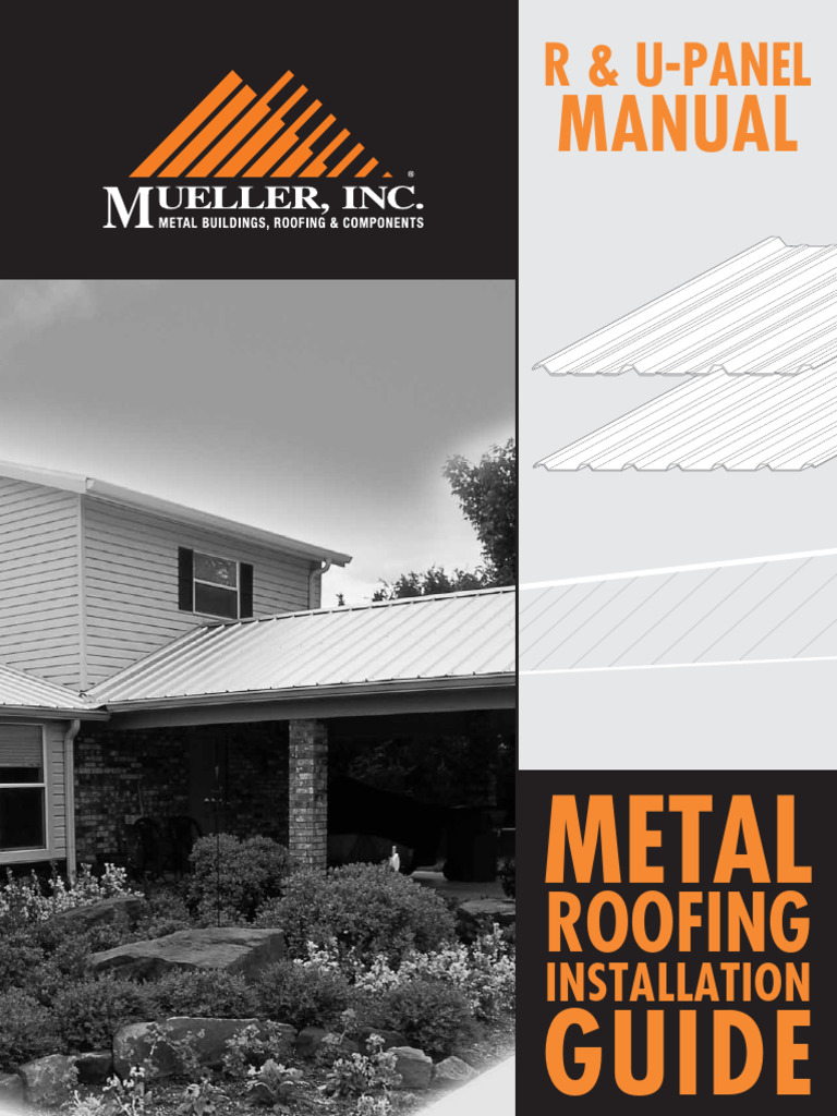 Mueller R & U-Panel Installation Guide | PDF | Roof | Deck (Ship)