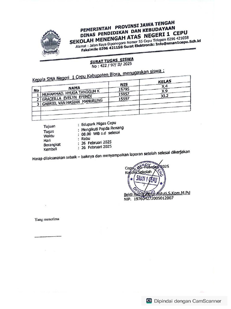 Dispensasi Renang 260225 Pdf