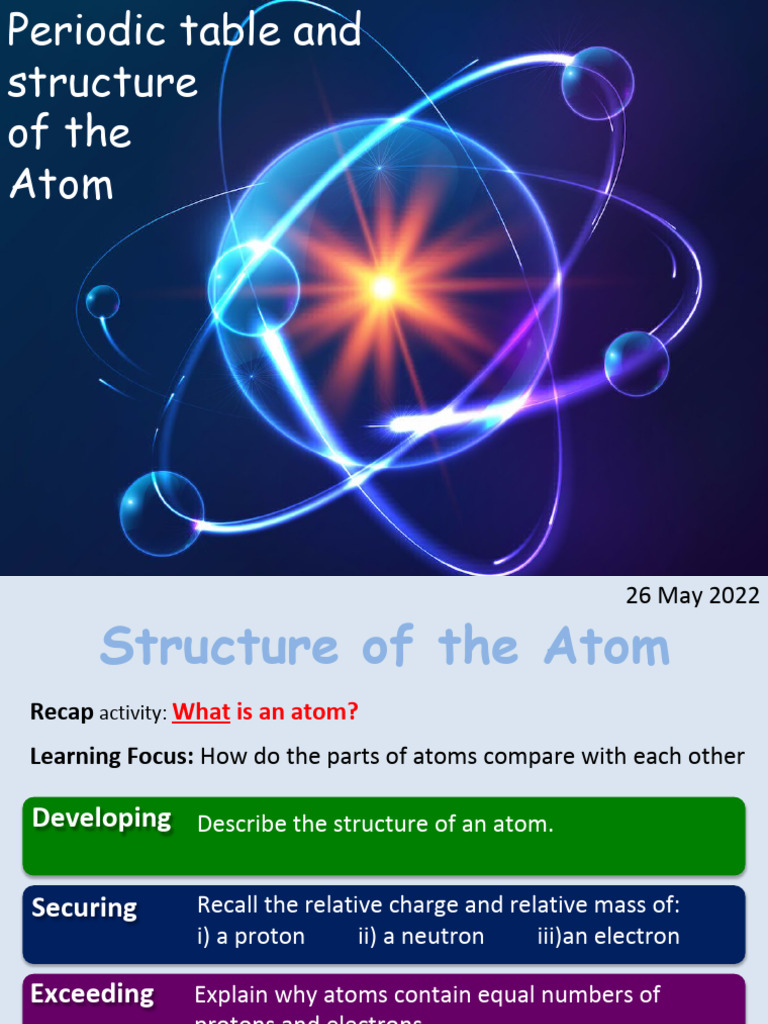 Understanding Atomic Structure | PDF | Atoms | Atomic Nucleus