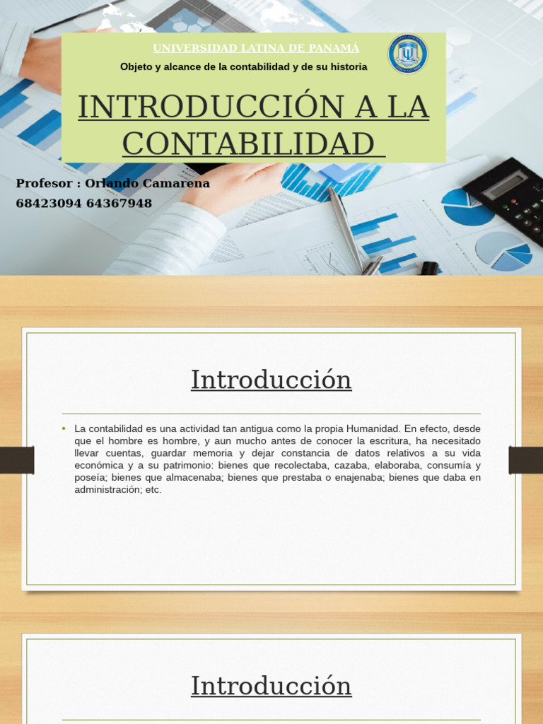 Introducción a la Contabilidad en Panamá | PDF | Contabilidad | Contador