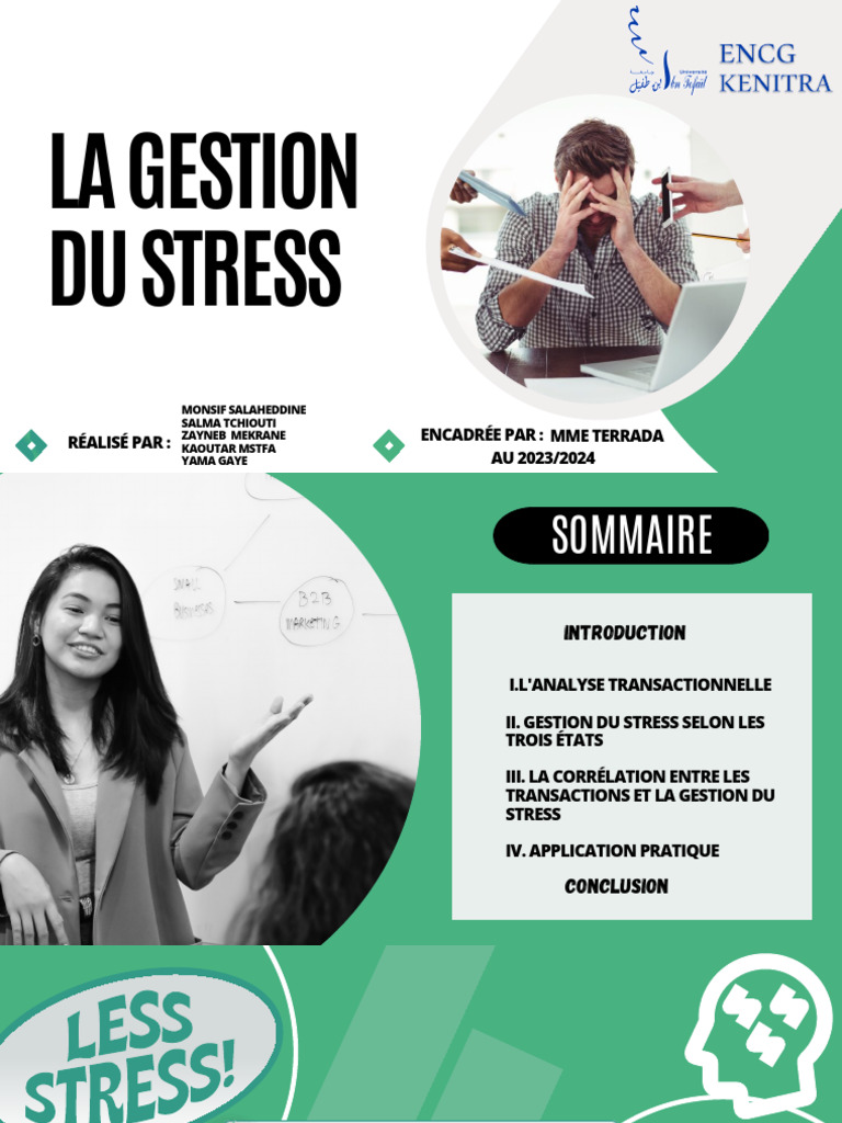 Gestion du Stress et Analyse Transactionnelle | PDF | Concept de ...