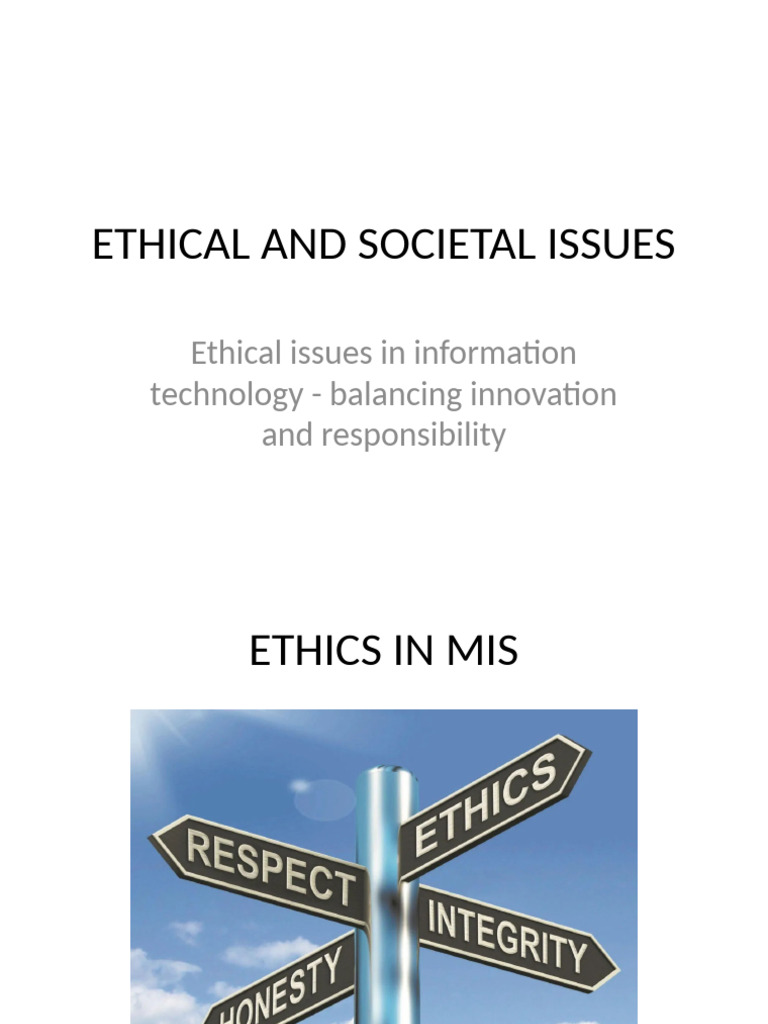 Ethical Issues in Information Technology | PDF | Computer Security ...