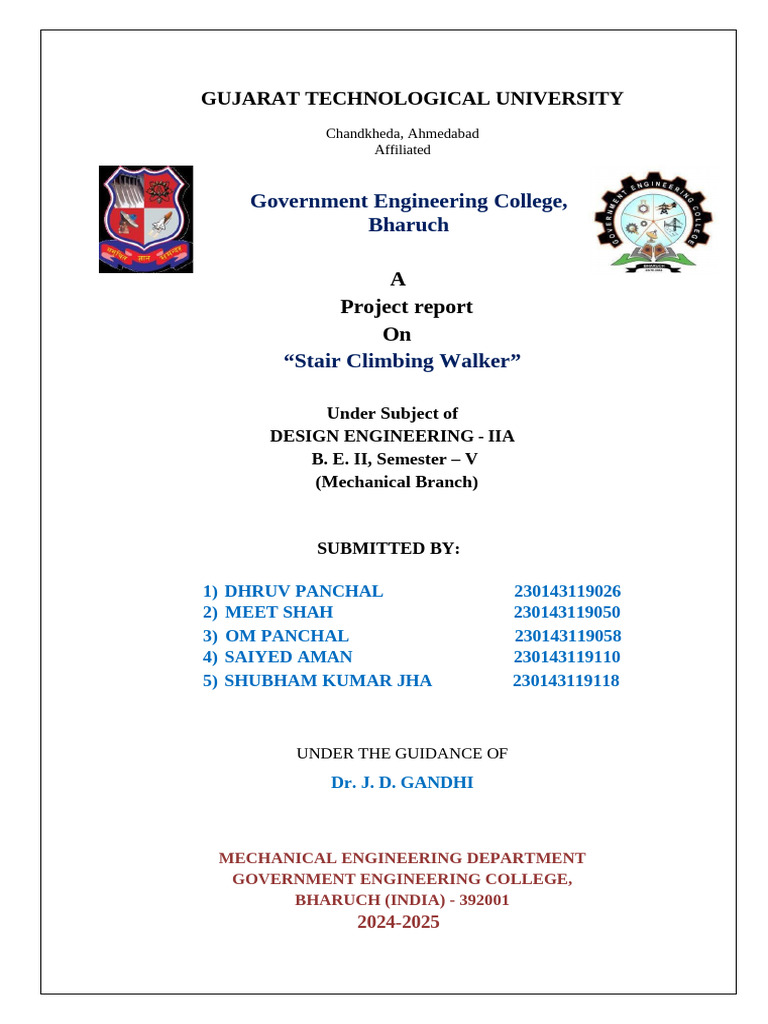 Gujarat Technological University | PDF