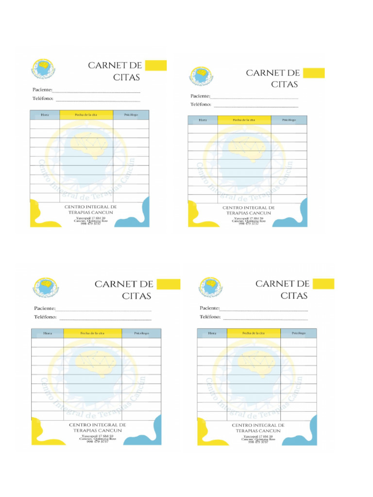 Copia de Formato Citas | PDF